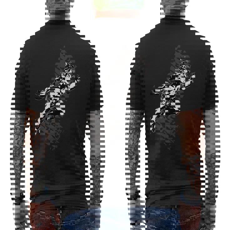 ウマ娘 プリティーダービー フジキセキ メンズTシャツ バックプリント