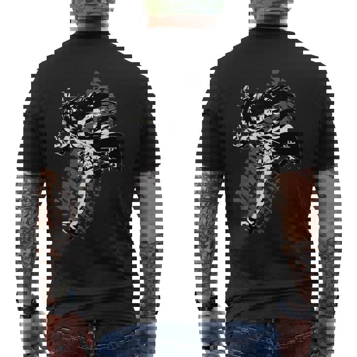 ウマ娘 プリティーダービー マンハッタンカフェ メンズTシャツ バックプリント