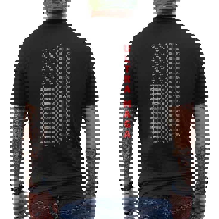 ウルトラマジックシャツ ビンテージ アメリカ国旗 ウルトラマガ メンズTシャツ バックプリント