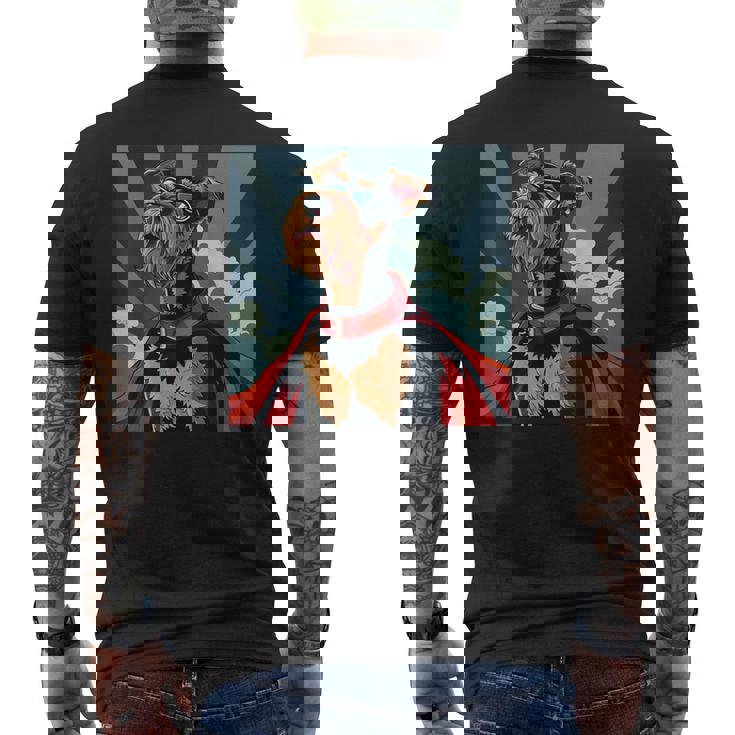 エアデール・テリア・ドッグ エアデール・テリア メンズTシャツ バックプリント