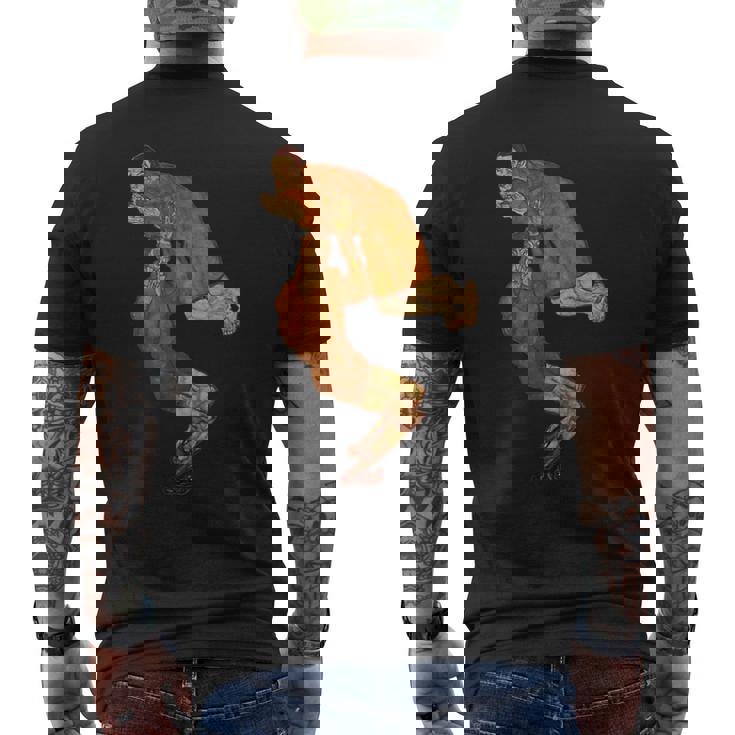 エゴン・シーレによる浮揚1915 メンズTシャツ バックプリント