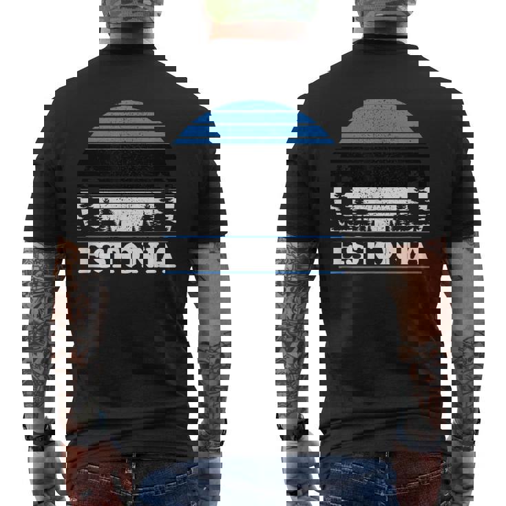 エストニア メンズTシャツ バックプリント