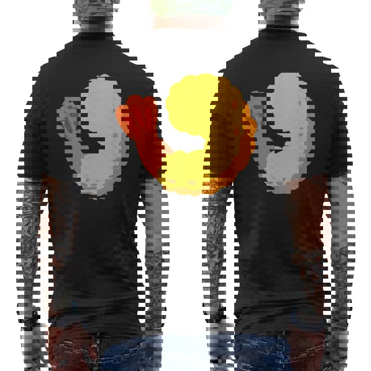 エビフライ エビの天ぷら 海老 コスチューム メンズTシャツ バックプリント