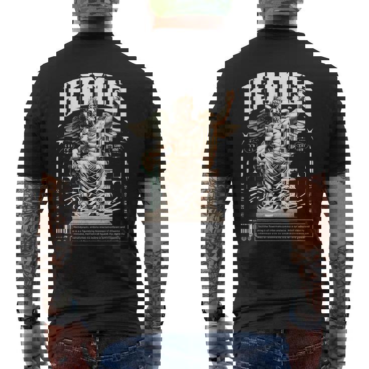 エルメス ギリシャ神像 ギリシャ神話 ストリートウェア メンズTシャツ バックプリント