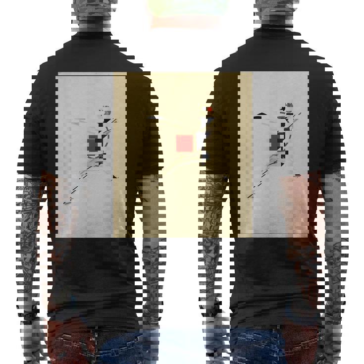 エル・リシツキー作 ニューマン 1923 メンズTシャツ バックプリント