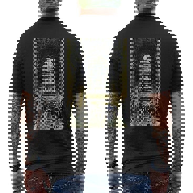 エンバーケーション ユニオンステーションシカゴ メンズTシャツ バックプリント