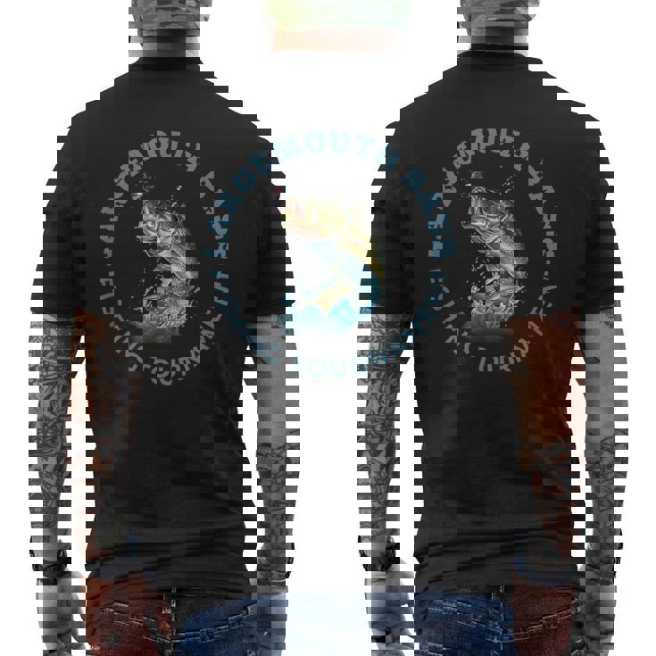 オオクチバス釣りトーナメント メンズTシャツ バックプリント