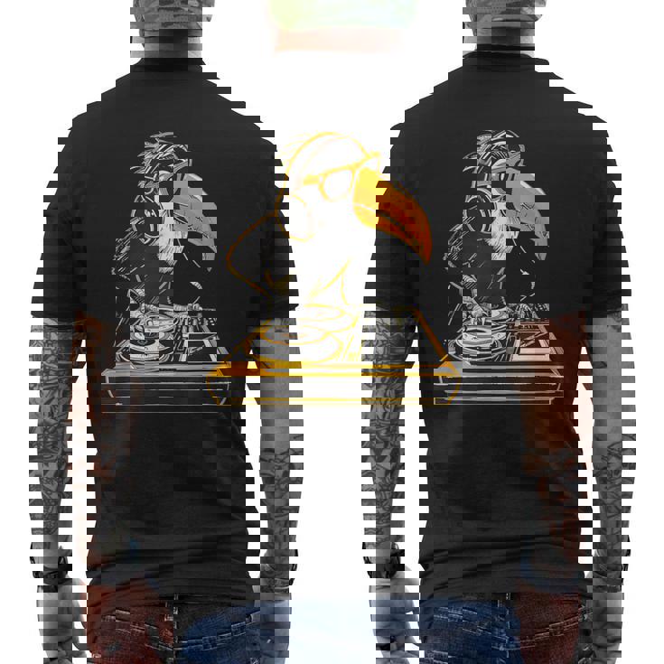 オオハシ Dj ターンテーブル Dj オオハシハウス ミュージック テクノ ビートメーカー メンズTシャツ バックプリント