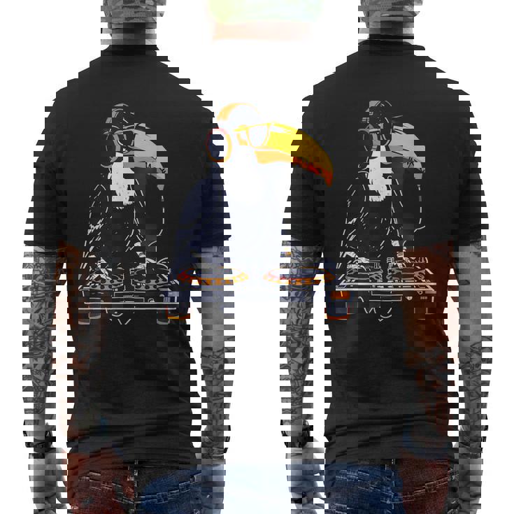 オオハシ Dj ターンテーブル Dj オオハシ テクノ ビートメーカー ハウスミュージック メンズTシャツ バックプリント