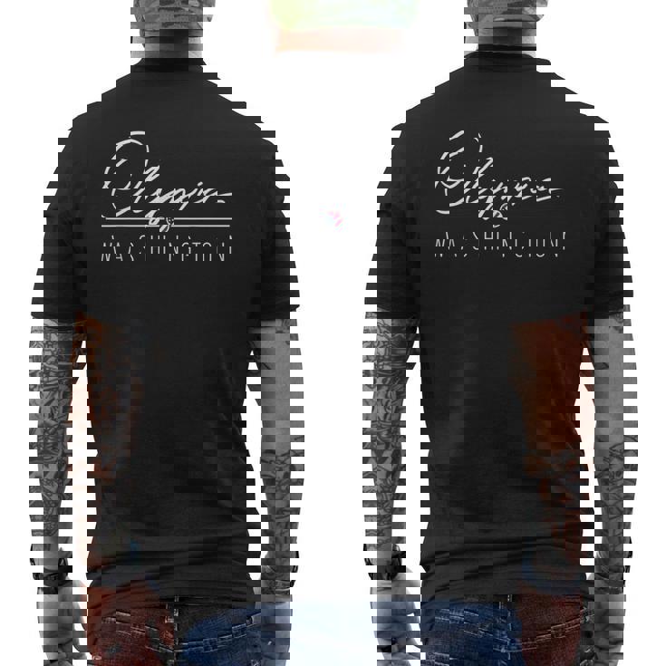 オリンピア、ワシントン州、アメリカ メンズTシャツ バックプリント