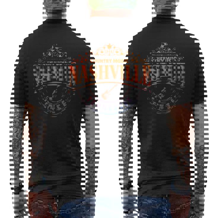 オンブレ カントリーミュージック テネシー州ナッシュビル バケーション お土産 メンズTシャツ バックプリント