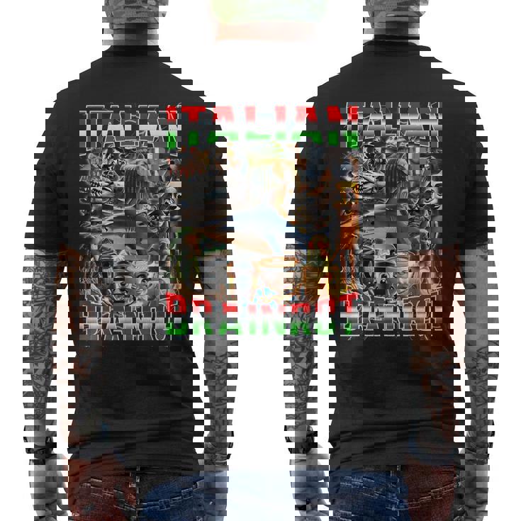 オールイタリアンブレインローミーム-イタリアンブレインロット メンズTシャツ バックプリント