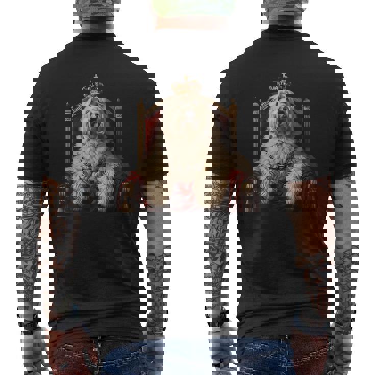 オールド・イングリッシュ・シープドッグ・ドッグ-オールド・イングリッシュ・シープドッグ メンズTシャツ バックプリント