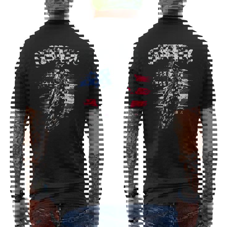 カウガールとリバースカウガール メンズTシャツ バックプリント