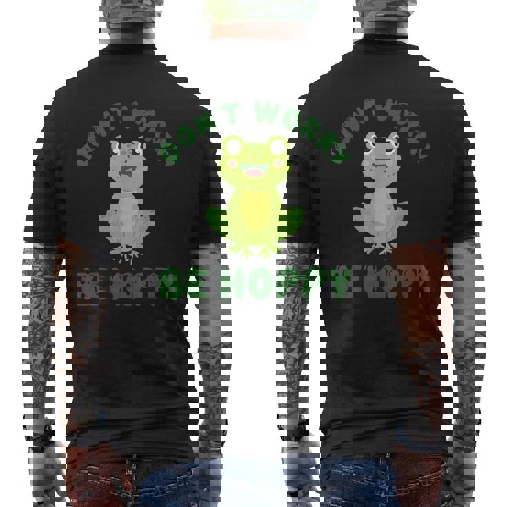 カエルの愛好家や教育者向けのかわいいカエルの先生のデザイン。 メンズTシャツ バックプリント