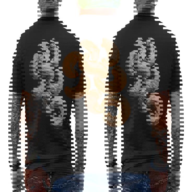 カシューナッツ。 メンズTシャツ バックプリント