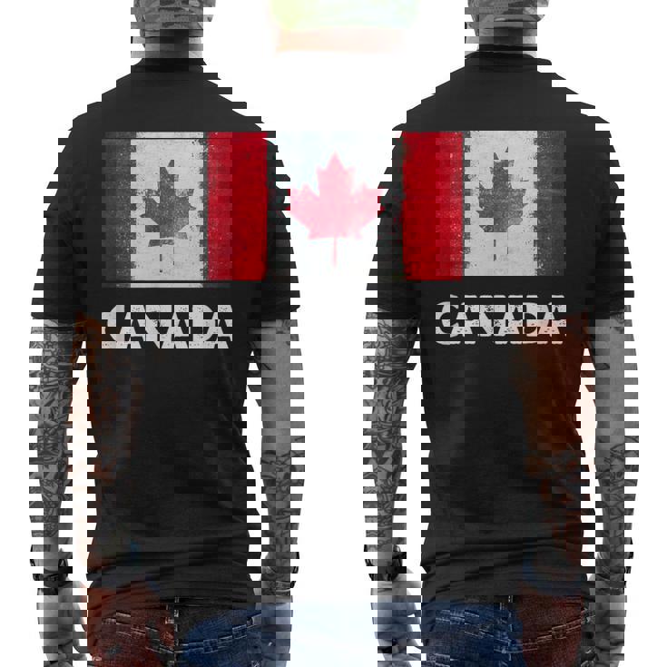 カナダ国旗ジャージ、カナダ。 メンズTシャツ バックプリント