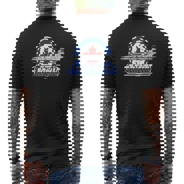 カナディアンf-104 メンズTシャツ バックプリント