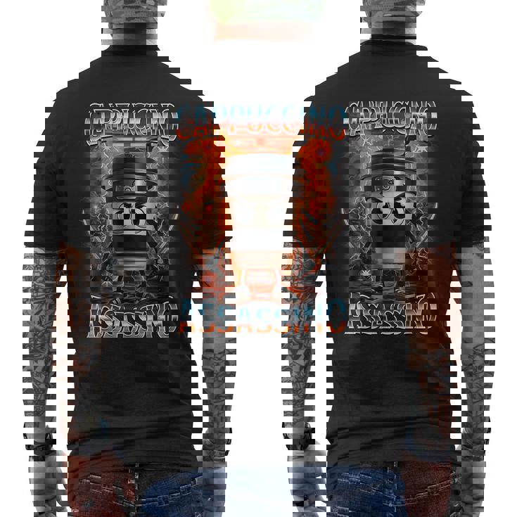 カプチーノ アサシーノ イタリアン ブレイン ロート メンズTシャツ バックプリント