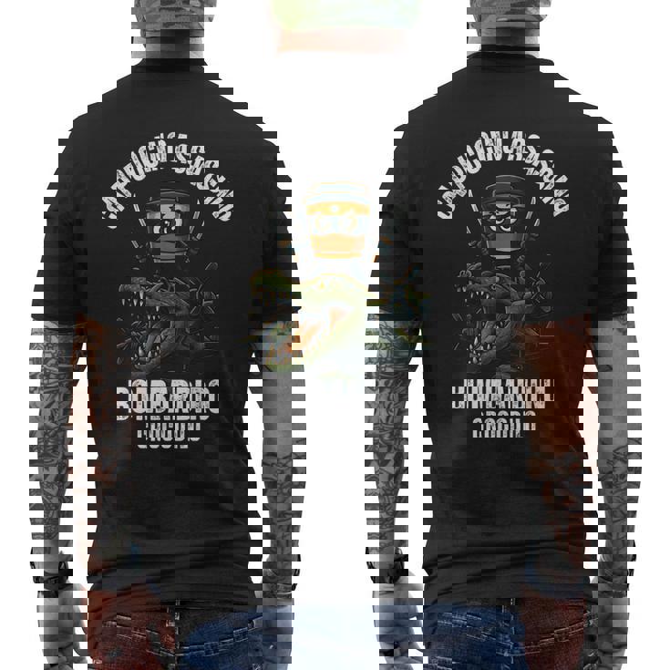 カプチーノ アサシーノ ボンバルディーロ クロコディロ イタリアン ブレイン メンズTシャツ バックプリント