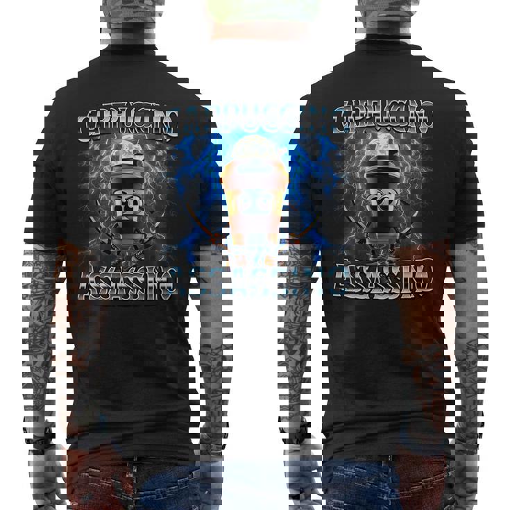 カプチーノ・アサシーノ イタリアンブレインロットミーム メンズTシャツ バックプリント