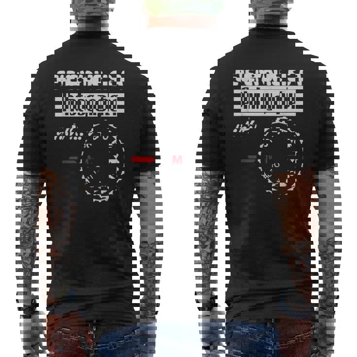 カメラカメラマン 写真家 メンズTシャツ バックプリント