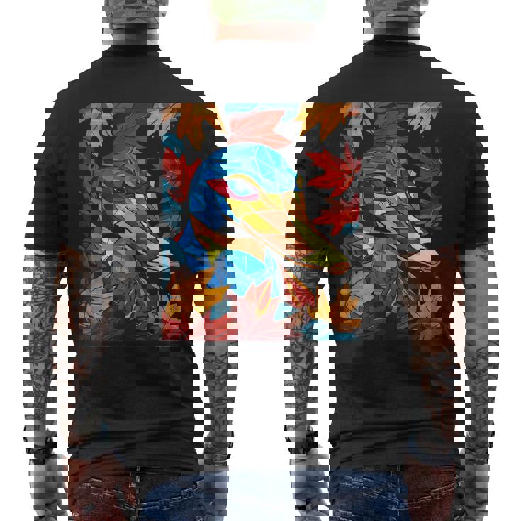 カモノハシ 動物 モチーフ イラスト カモノハシ メンズTシャツ バックプリント