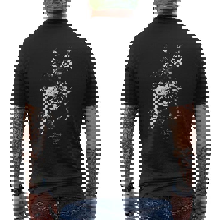 カラヴァッジョ・バロックの画家-キリストの埋葬 メンズTシャツ バックプリント