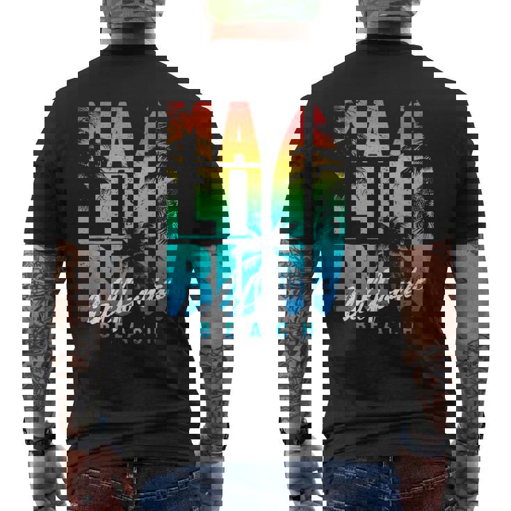 カリフォルニア州マリブビーチ メンズTシャツ バックプリント