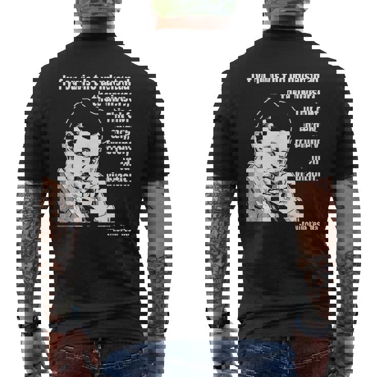 カルバン・ミラtシャツ ニコラ・テスラ メンズTシャツ バックプリント