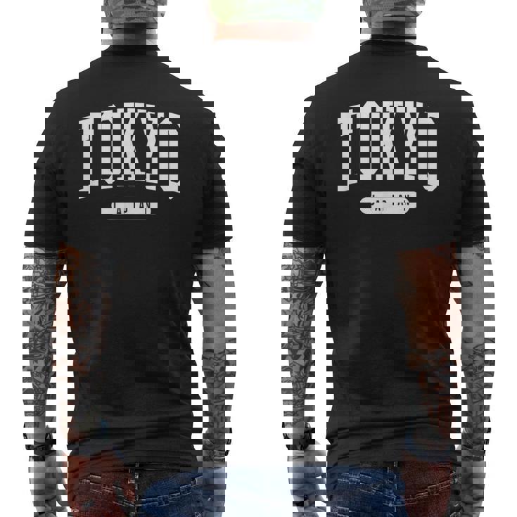 カレッジスタイル 東京 日本 お土産 ギフト メンズTシャツ バックプリント