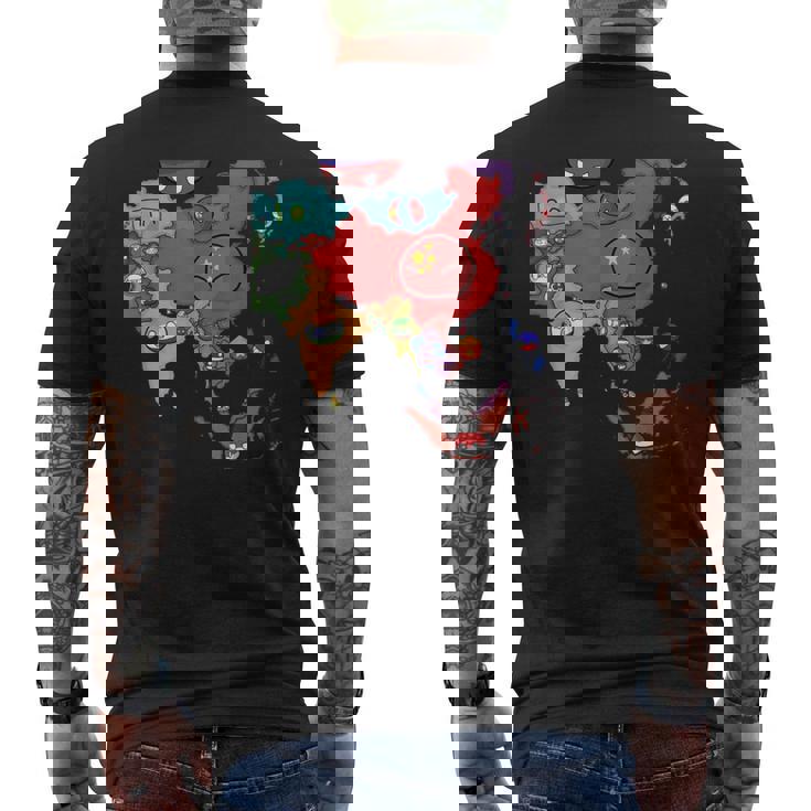 カントリーボール アジア メンズTシャツ バックプリント