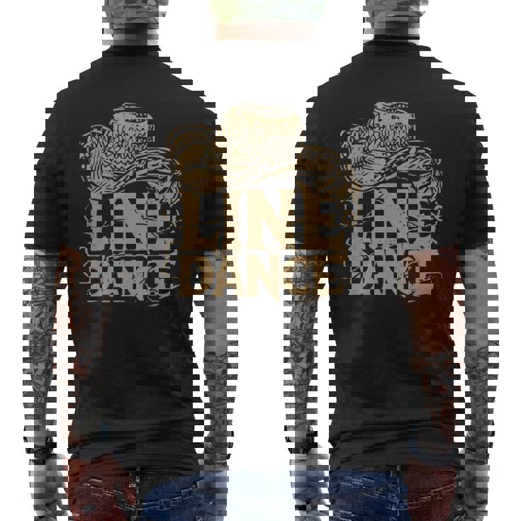 カントリー・ウエスタンのラインダンス メンズTシャツ バックプリント