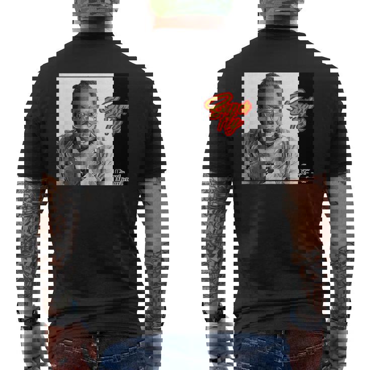 カーティスメイフィールド_001 メンズTシャツ バックプリント