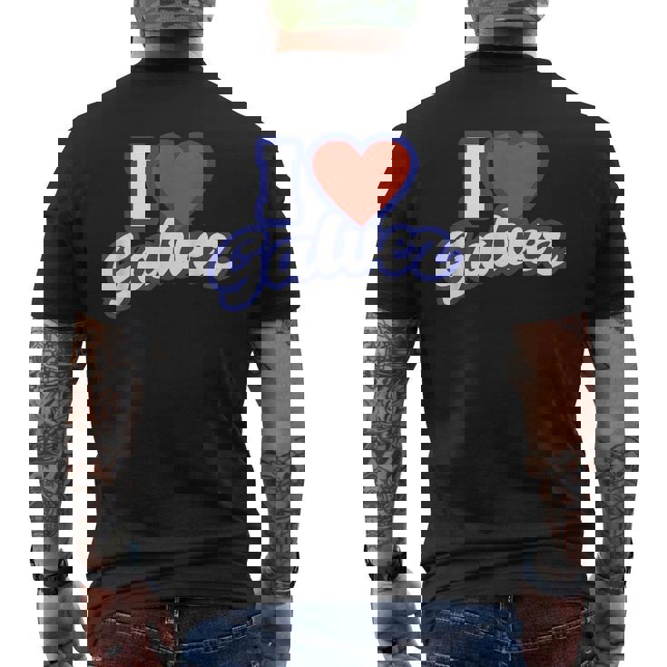 ガルベスが大好き メンズTシャツ バックプリント