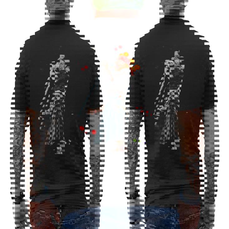 ガンズ・アンド・ローゼズアクセル・ローズフレディ・マーキュリー・コンサート 1992 メンズTシャツ バックプリント