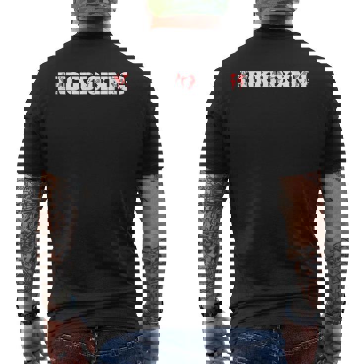 キックボクシング T シャツ メンズTシャツ バックプリント