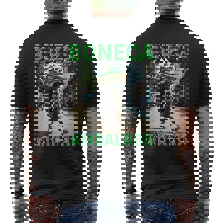 キッズ トレンド ミーム ブレイン イタリアン ボネカ アンバラブ フロッグ メンズTシャツ バックプリント