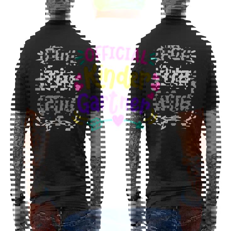 キッズ 公式 幼稚園 レトロ 入園初日 メンズTシャツ バックプリント