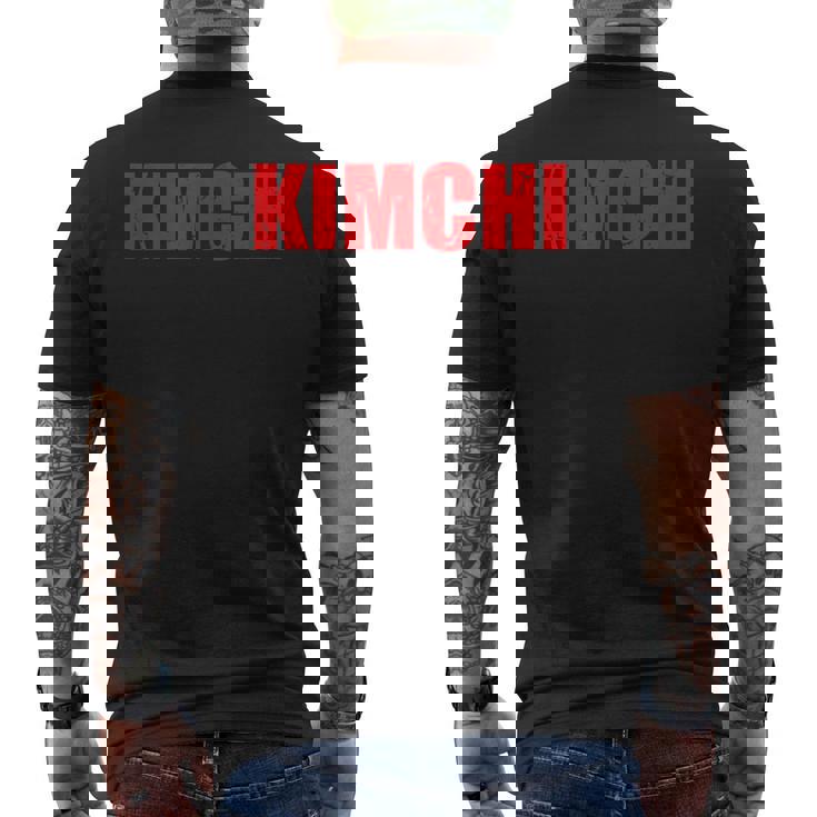 キムチ メンズTシャツ バックプリント