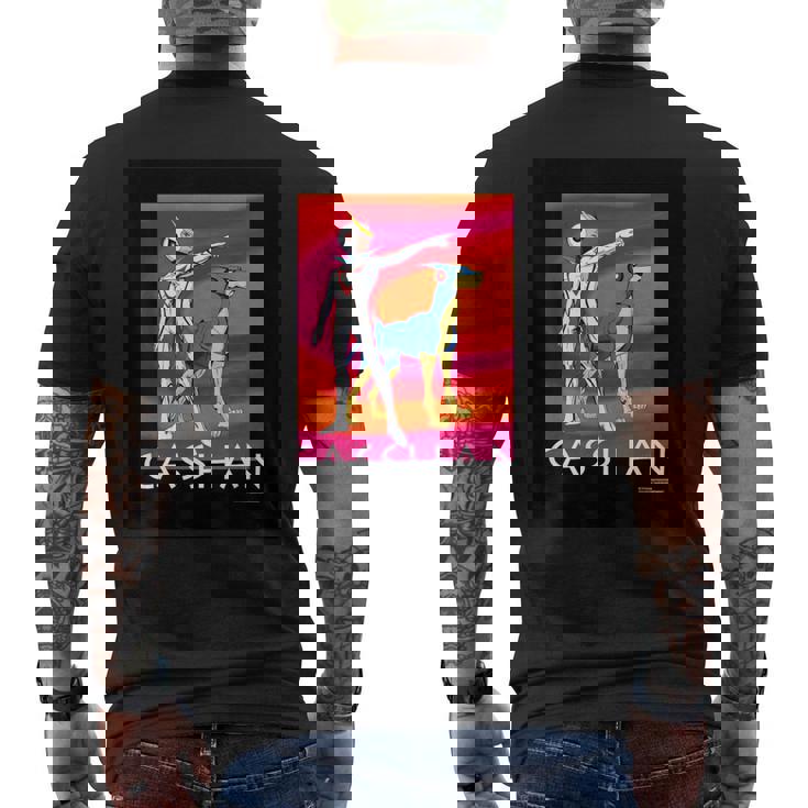 キャシャーン L メンズTシャツ バックプリント