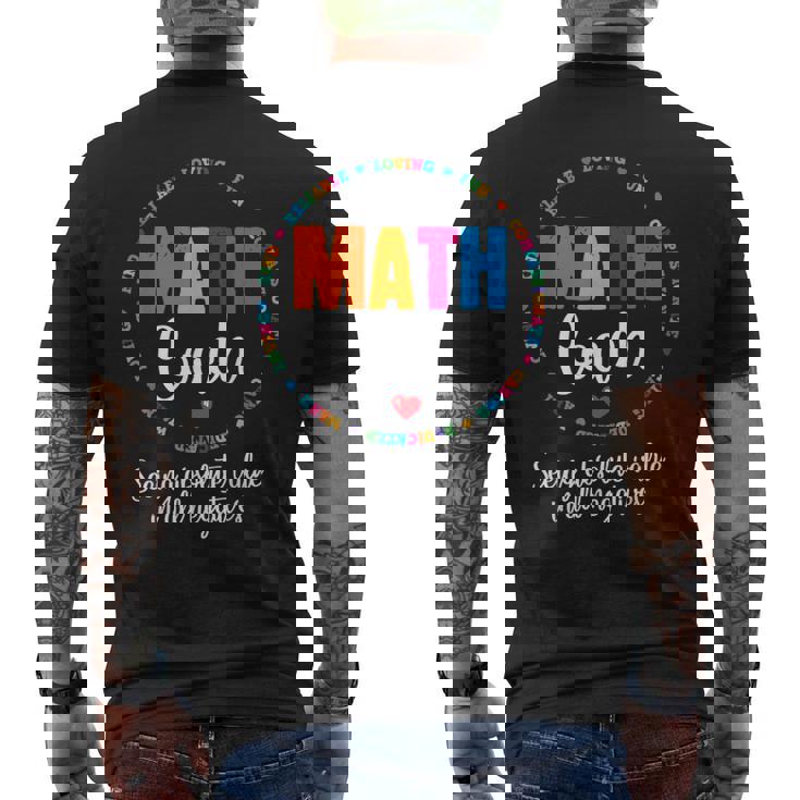 キュートな数学コーチティーシャツ 数学オタク メンズTシャツ バックプリント