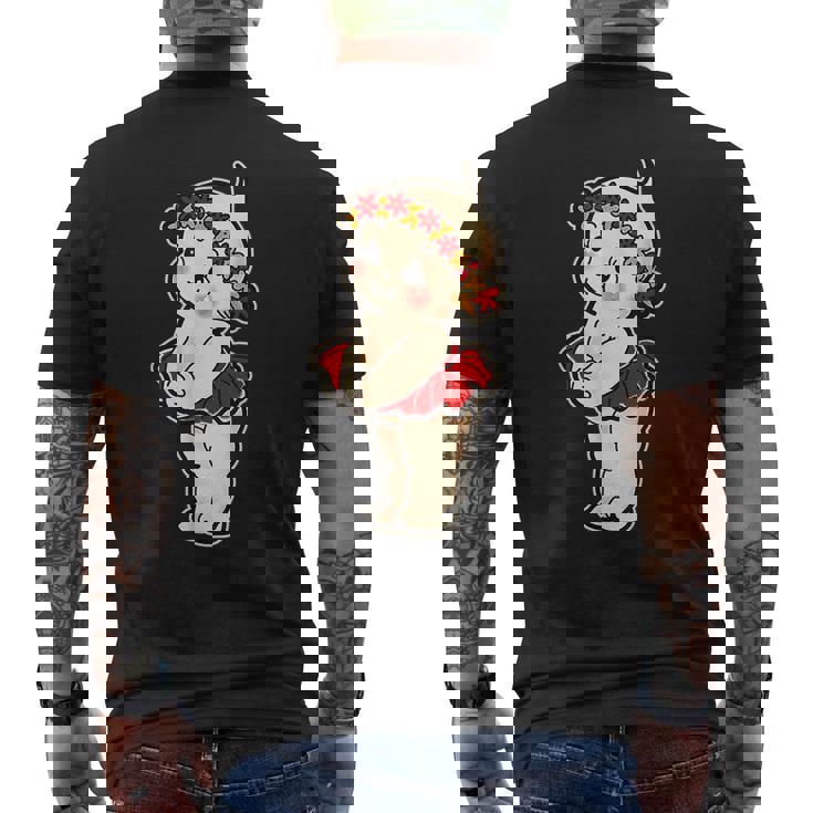 キューピー ベビーフラワーチャイルド メンズTシャツ バックプリント