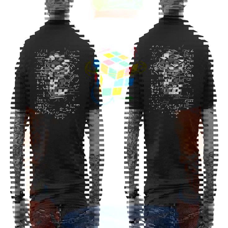 キューブマジック 数学方程式 メンズTシャツ バックプリント