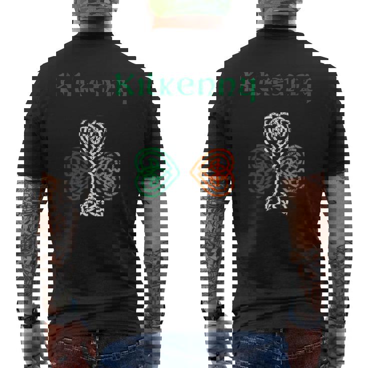 キルケニー州 シャムロック アイルランド国旗 クレイックと天井 メンズTシャツ バックプリント