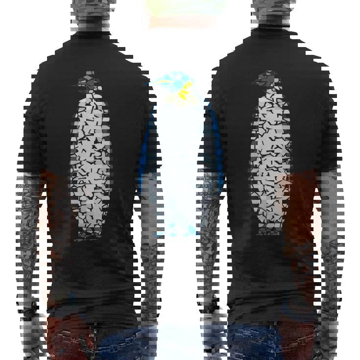 キングペンギン エンペラー ペンギン 海鳥 ペンギン メンズTシャツ バックプリント