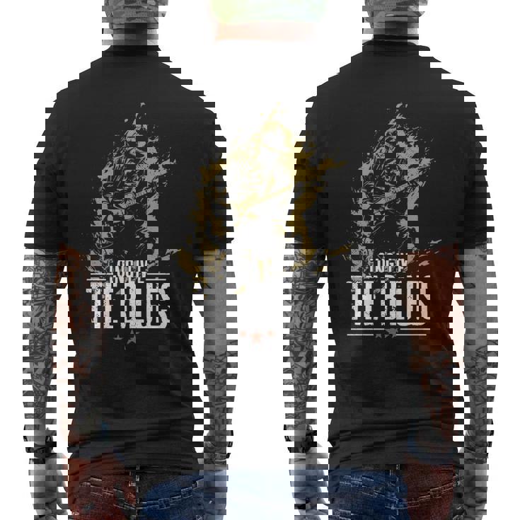 ギタリストのためのブルース・ミュージック・ギター ヴィンテージ 長袖tシャツ メンズTシャツ バックプリント
