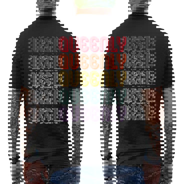 クィーンリー メンズTシャツ バックプリント