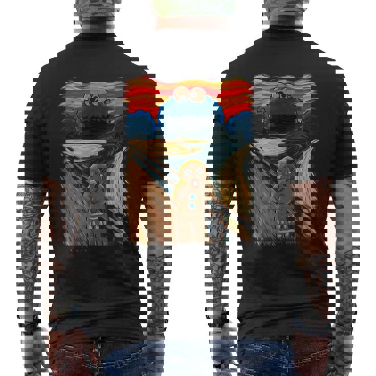 クッキー・マンチャーザ・スクリーム・ムンクモンスター・ジョーク メンズTシャツ バックプリント