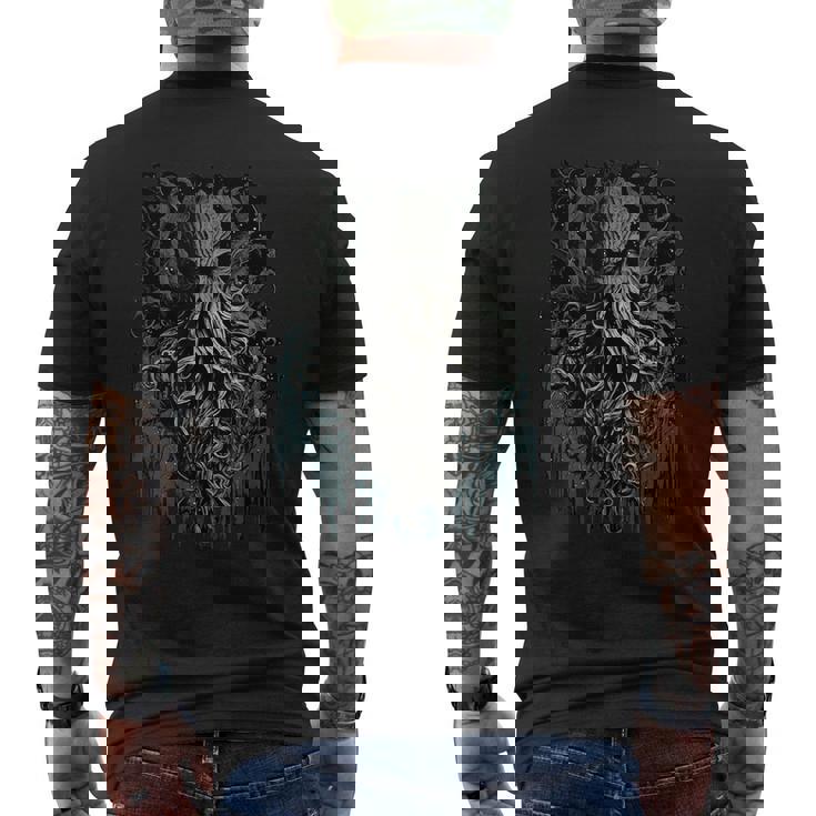 クトゥルフ・ラヴクラフト メンズTシャツ バックプリント